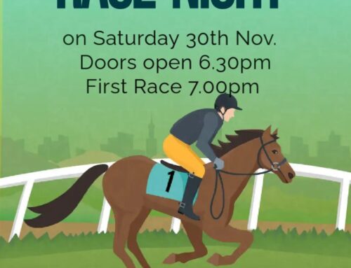 Tickets Now Available for our Race Night on 30th November